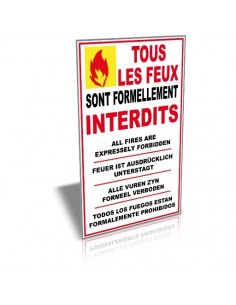 Tous les feux sont interdits !